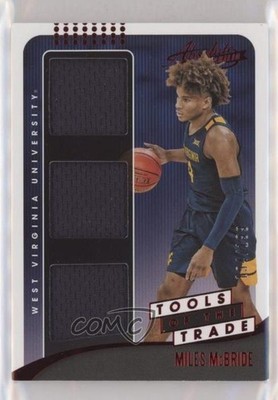 2021 Panini Chronicles Draft Picks Red /199 Miles McBride #ATT-MM Rookie RC 0c6
