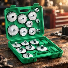 17 Pieces Cap Design Wrench with Storage Case Manual Chrome-Vanadium Steel