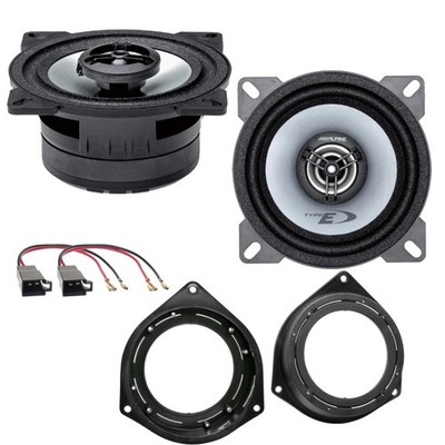 Set 2 Lautsprecher Vorne ALPINE SXE-1025S für Opel Zafira A-B Von 1999