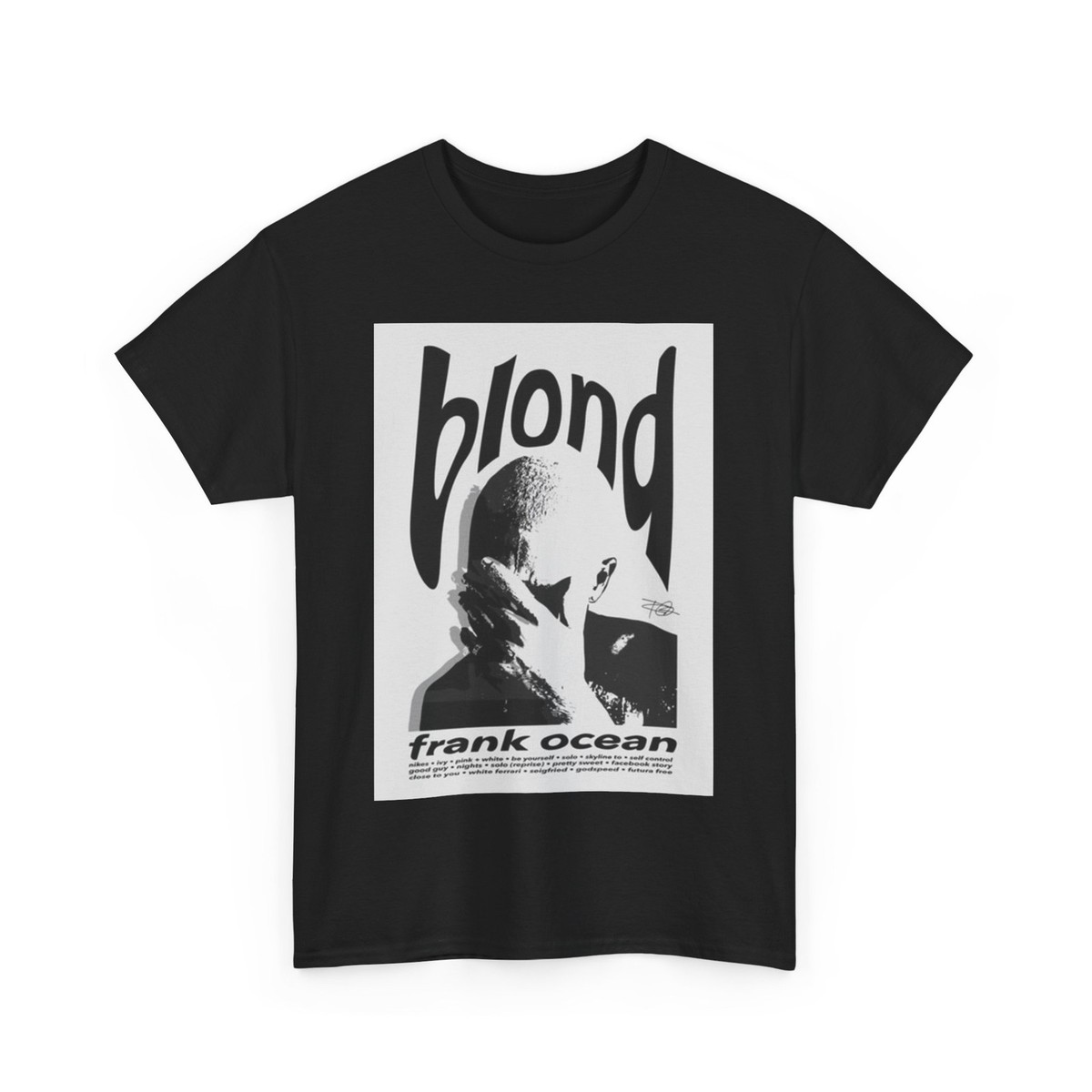 Frank Ocean Graphic T Shirt Vintage Blond Retro Album Unisex Heavy