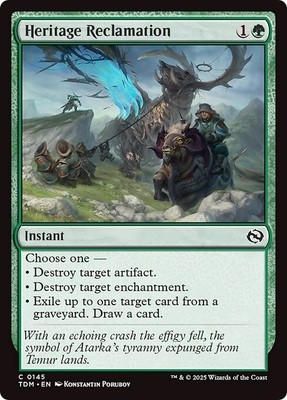 HERITAGE RECLAMATION x4 mtg NM-M Tarkir Dragonstorm 4 Common