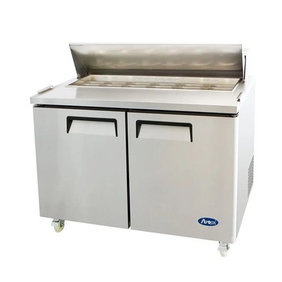Atosa MSF3610GR 36'' Two Section Sandwich/Salad Prep Table