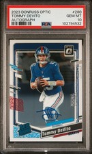 2023 Panini Donruss Optic #280 Tommy Devito Autograph RC PSA 10