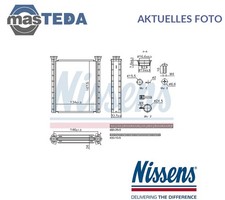707280 WÄRMETAUSCHER INNENRAUMHEIZUNG NISSENS FÜR RENAULT CAPTUR II,CLIO V