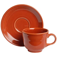 Homer Laughlin  Fiesta Paprika  Cup & Saucer 8449747