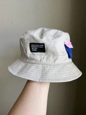 Dutch Bros Bucket Hat Unisex OS Cotton Canvas “Radiate Kindness” Patch Pocket