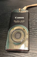 CANON PowerShot ELPH SD30 Digital Camera Excellent Condition Black w/supplies