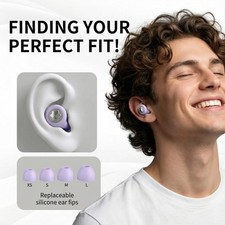45dB Ear Plugs for Sleeping, Noise Cancelling for Noise Reduction and Snoring...