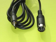 US Custom Made  Bang Olufsen DIN to ipod 3.5mm Gold Cable 12ft L@@K Fast Deli.**