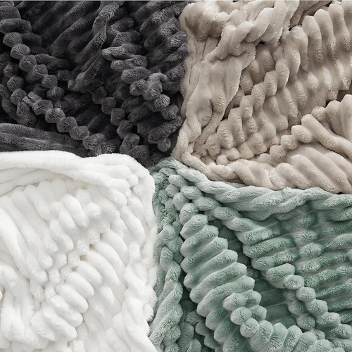 White Throw Blanket for Couch - Super Soft Cozy Blankets for Women, Cute Small F - Picture 8 of 12