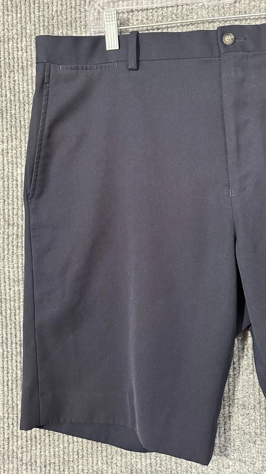 Pantalones Cortos de Golf Bobby Jones Para Hombres 38 Negro Tela Nanotex Resiste Derrames Atletismo Foto 2 de 4