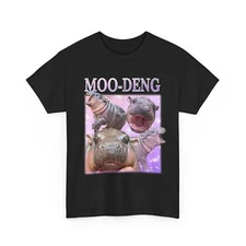 MOO-DENG THE FAMOUS BABY PIGMY HIPPO MOODENG T-Shirt, MOO DENG CUTE BABY HIPPO