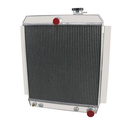 4 Row Radiator Shroud Fan Kits For 1947-1954 49 Chevy Truck 3100 3600 3800 3900 314465645293