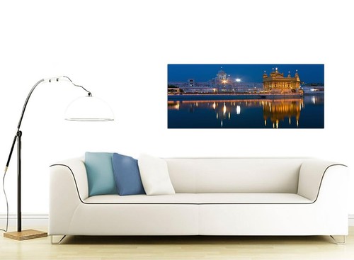 Modern Canvas Prints of Sikh Golden Temple for your Living Room - Picture 2 of 4