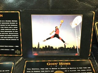 1994 Nike Original Ink 9 POST CARDS Upper Deck Tin Set featuring Jordan 3 5 24