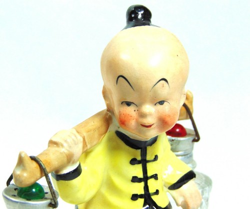 Juego de agitador de sal y pimienta portador de agua japonés de colección de Maruri década de 1950 - Imagen 2 de 9