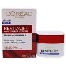 NEW LOREAL REVITALIFT NIGHT MOISTURIZER - PRO-RETINOL - 48G - BOXED