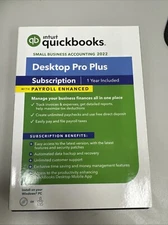 INTUIT QUICKBOOKS DESKTOP PRO PLUS 2022 FULL DVD For WINDOWS Expired Key 46 Pcs