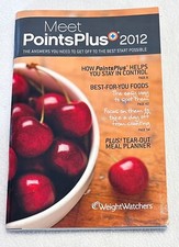 WW Weight Watchers Points Plus 2012 PointsPlus Program Instructions w/ Menu Plan