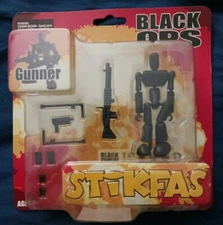Stikfas Black Ops Buildable Action Figure - Gunner