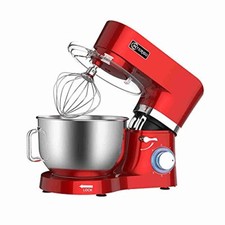 Küchenmaschine Knetmaschine Rührmaschine Edelstahl Mixer 1500W 6,2L Rührgerät