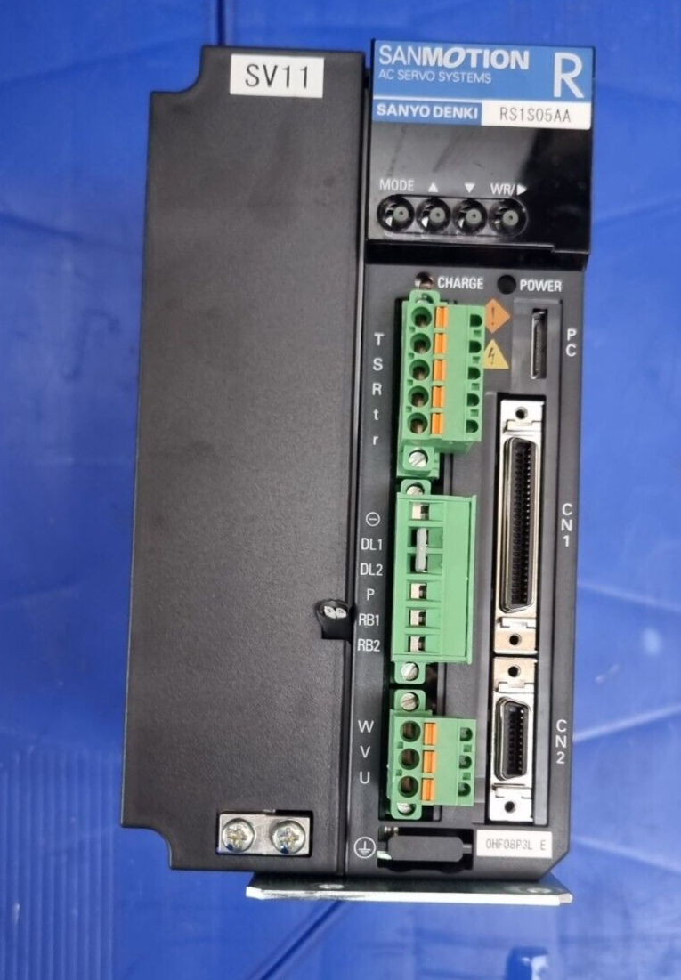 SANYO DENKI SANMOTION RS1S05AA0HF08P3L AC SERVO SYSTEM (RBD10.3