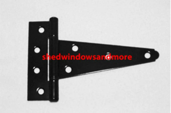 Kit de herrajes para cobertizo doble puerta: bisagras de 5" mango en T HD pernos de barril cobertizos, puertas Foto 2 de 4