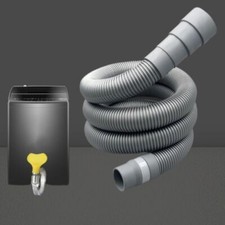 1.5/2/3/4M Washing Machine Dishwasher Drain Waste Hose Extension Pipe Sets UK