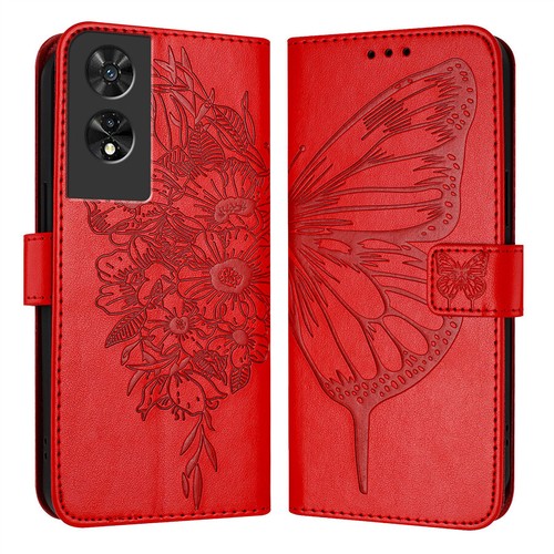 Butterfly Embossed Flip Wallet Case Phone Case Cover for TCL 503 502 505 403 40R - Picture 2 of 20