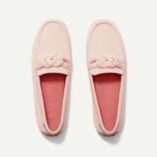 NEW ROTHYS The Braid Driver in Cakepop PINK CASUAL SHOES SLIP ON LOAFER SIZE 10
