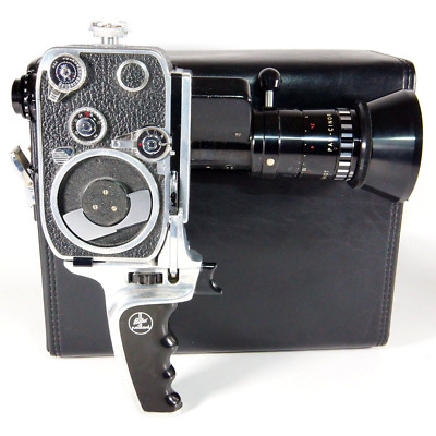 Caméra Paillard Bolex 8mm C8SL + Optique SOM Berthiot – Fonctionne – Occasion