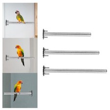 Bird Perch Bird Cage Perch Standing Pole Exercise Platform Stainless Steel