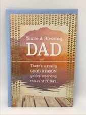 Hallmark Happy Father’s Day Card You’re A Blessing, DAD Religious 8x5.5 Hallmark Happy Father’s Day Card You’re A Blessing, DAD Religious 8x5.5