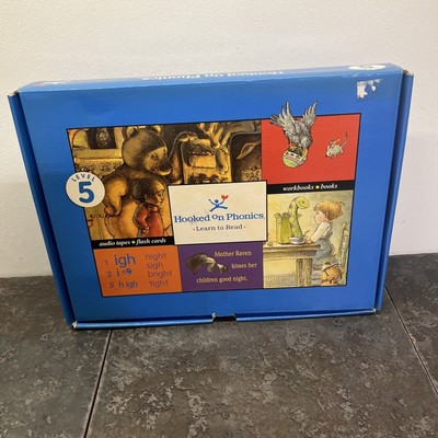 NEW Hooked on Phonics Level 5 Learn To Read Cassette Tape Books Cards Workbook 