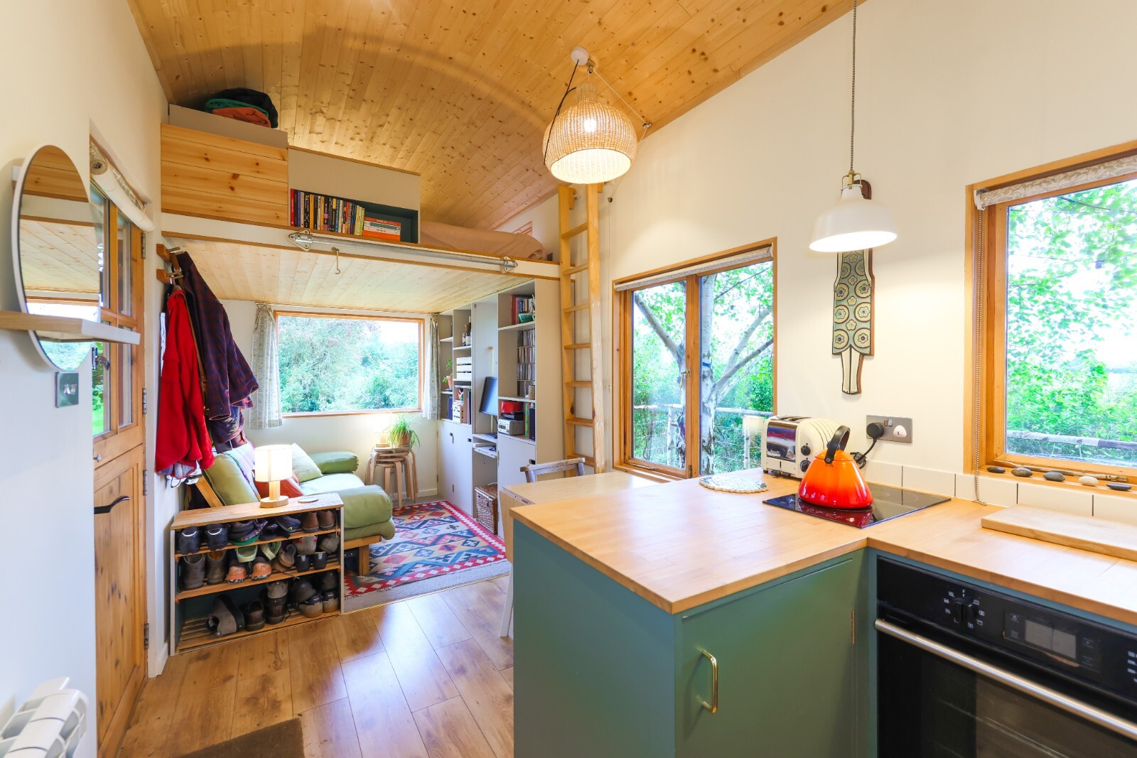 Beautiful custom tiny house on wheels
