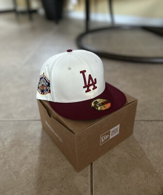 7 - LOS ANGELES DODGERS PANIC USC OLYMPICS COLISEUM PATCH PRO IMAGE FITTED HAT