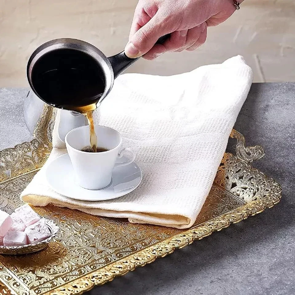 Stainless Steel Turkish Coffee Warmer Pot Melting Pot 250 350 450 650 1000ml New - Image 2 of 4