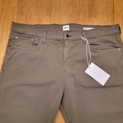 Edwin Jeans Mens 38x32 Maddox Forest Army Green Flex Denim Slim Fit NEW $168 - Picture 7 of 22