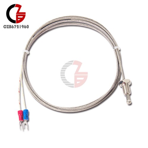 Thermocouple Temperature Sensor Cable Controller CG wrnt-02 M6 thread K - Picture 4 of 24