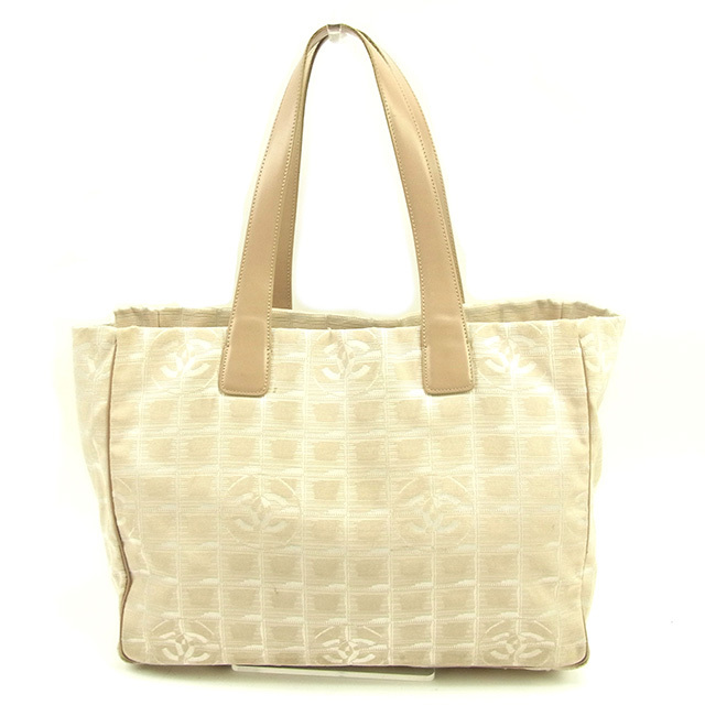 Chanel Tote bag New travel line Beige Gold Woman unisex Authentic 