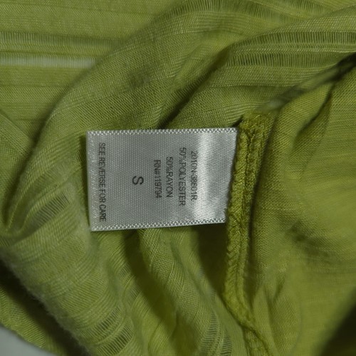 One World Women's Green Embellished V-Neck Shirt Top - Size Small - Picture 8 of 8