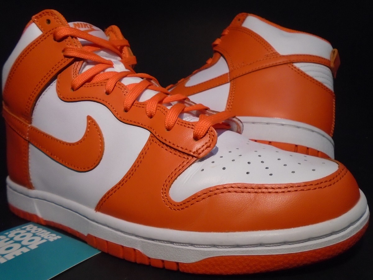 NIKE SB DUNK HI RETRO SYRACUSE WHITE ORANGE BLAZE FLASH HAWAII DD1399-101 
