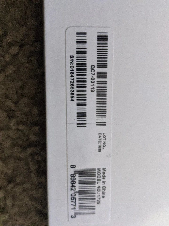 NIB Microsoft QC7-00113 Type Cover for Microsoft Surface Pro 3 & 4 - Teal - 1725 - Image 3 of 4