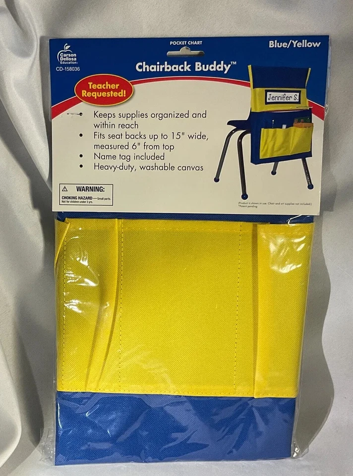 Silla CARSON-DELLOSA Buddy azul/amarillo 158036 Foto 2 de 4