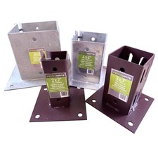 Fencemate Swift Clamp Bolt Down Fence Post Support - Concrete Decking or Walls