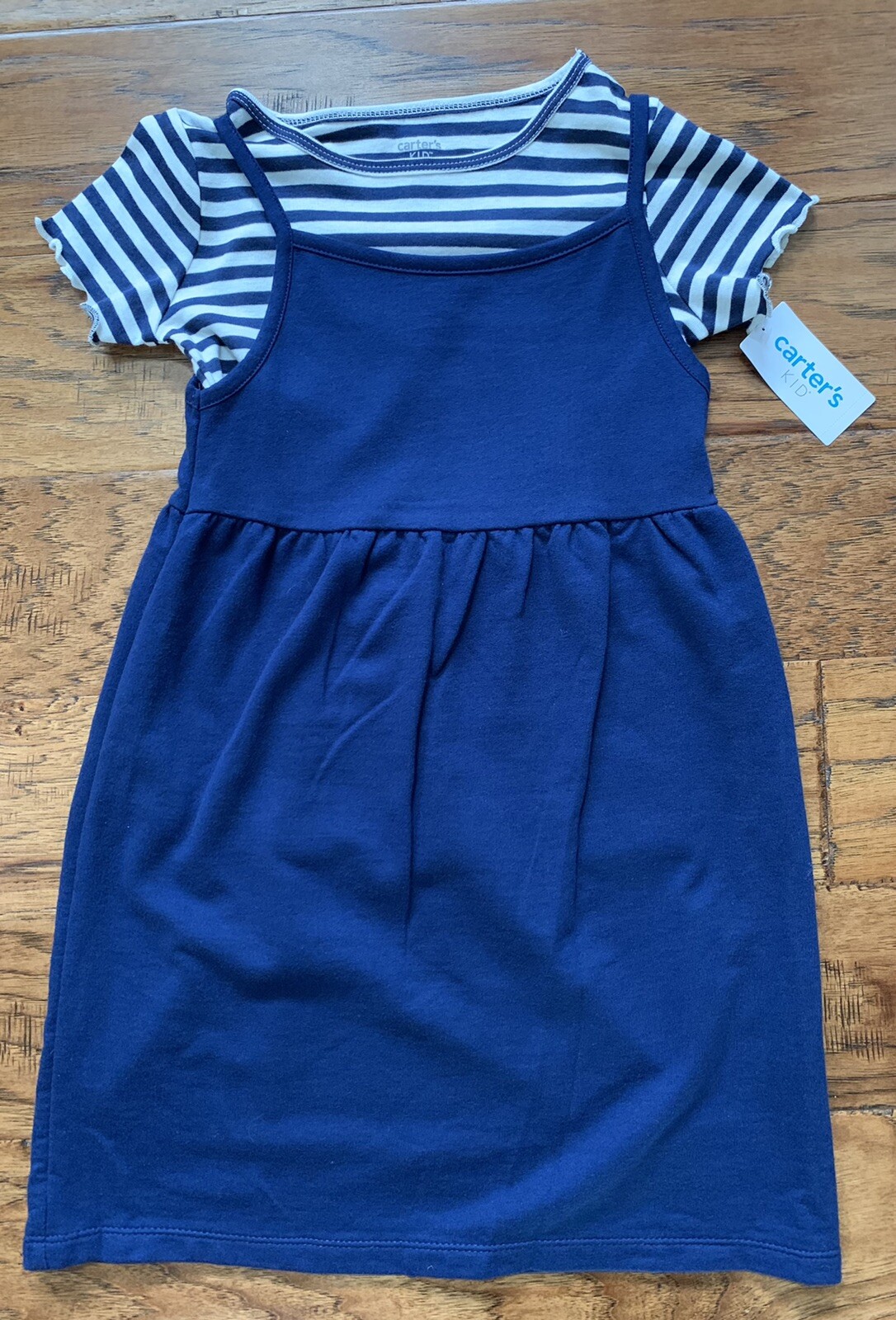 carters navy blue dress