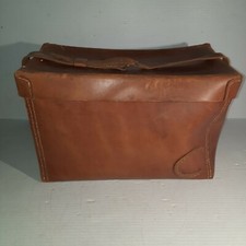 Vintage Brown Leather Camera Bag Case