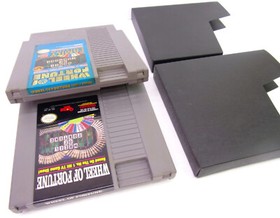 Wheel Of Fortune & Family Ed. CLEANED & TESTED AUTHENTIC NES 2 Game Cartridges