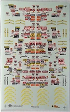 NASCAR DECAL 1998 NASCAR GROUPED STOCK CAR FENDER CONTINGENCIES / GOODYEAR TIRES