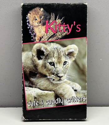 Kitty's Cute & Cuddly Critters VHS Video Tape Mysterious Cougar Camp Wilderness